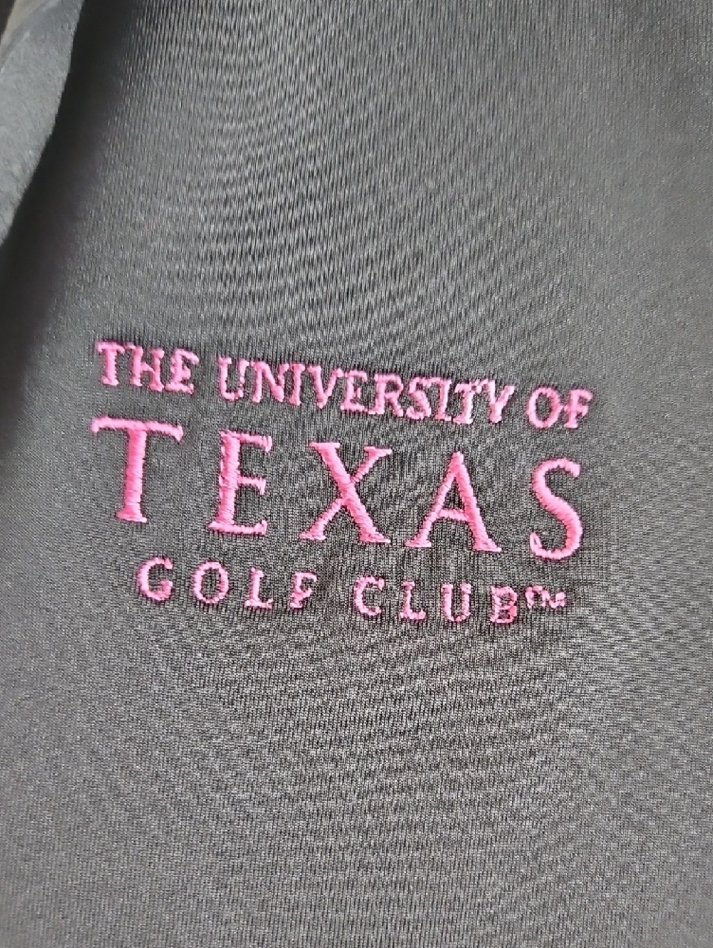 adidas Black Sleeveless Polo Tank with Pink Accents - Picture 3 of 4